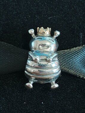 Authentic Pandora Queen Bee Charm 790227 Retired 14K Gold Crown
